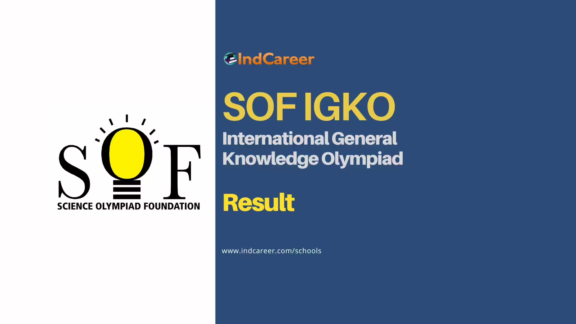 SOF IGKO Result: International General Knowledge Olympiad Results
