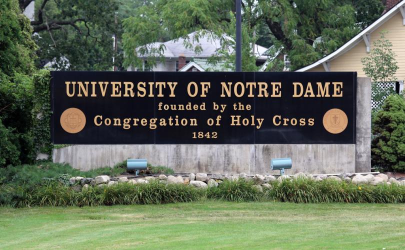 University of Notre Dame in USA