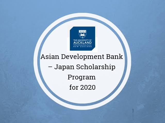 Asian Development Bank-Japan Scholarship Program 2020