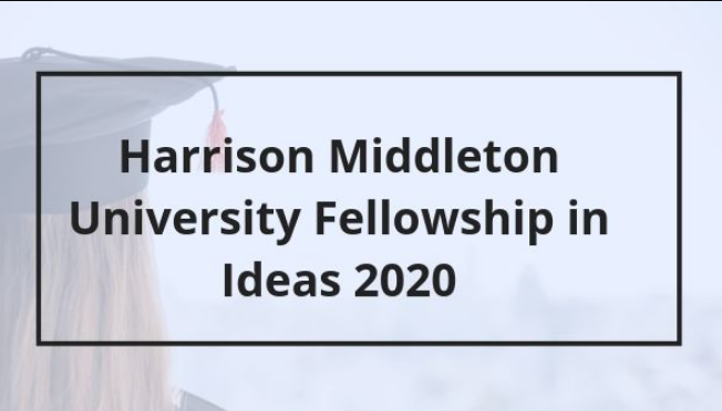 Harrison Middleton University Fellowship in Ideas 2020
