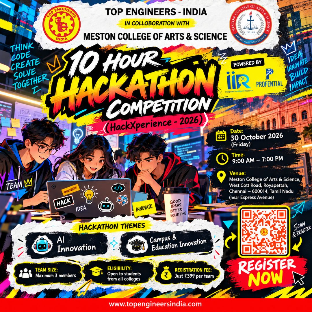 Hackxperience 2026 – 10-Hour Hackathon Challenge for College Students