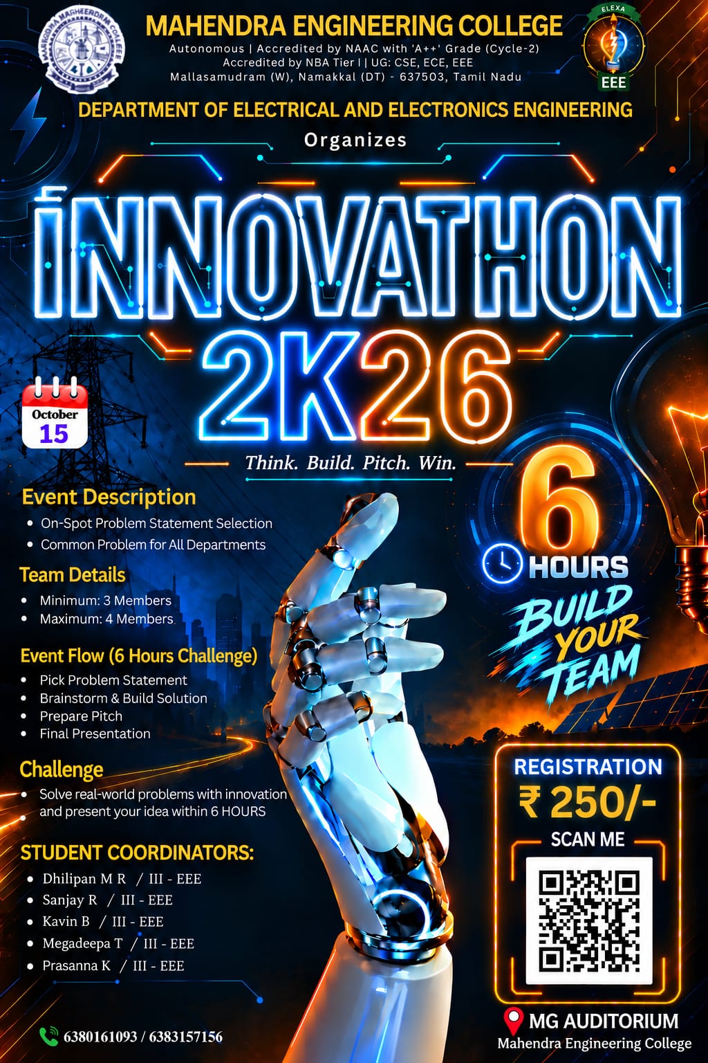 INNOVATHON 2K26 Poster