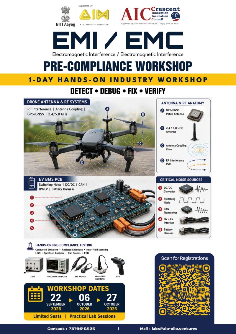 EMI / EMC Pre-Compliance Workshop 2026 Poster