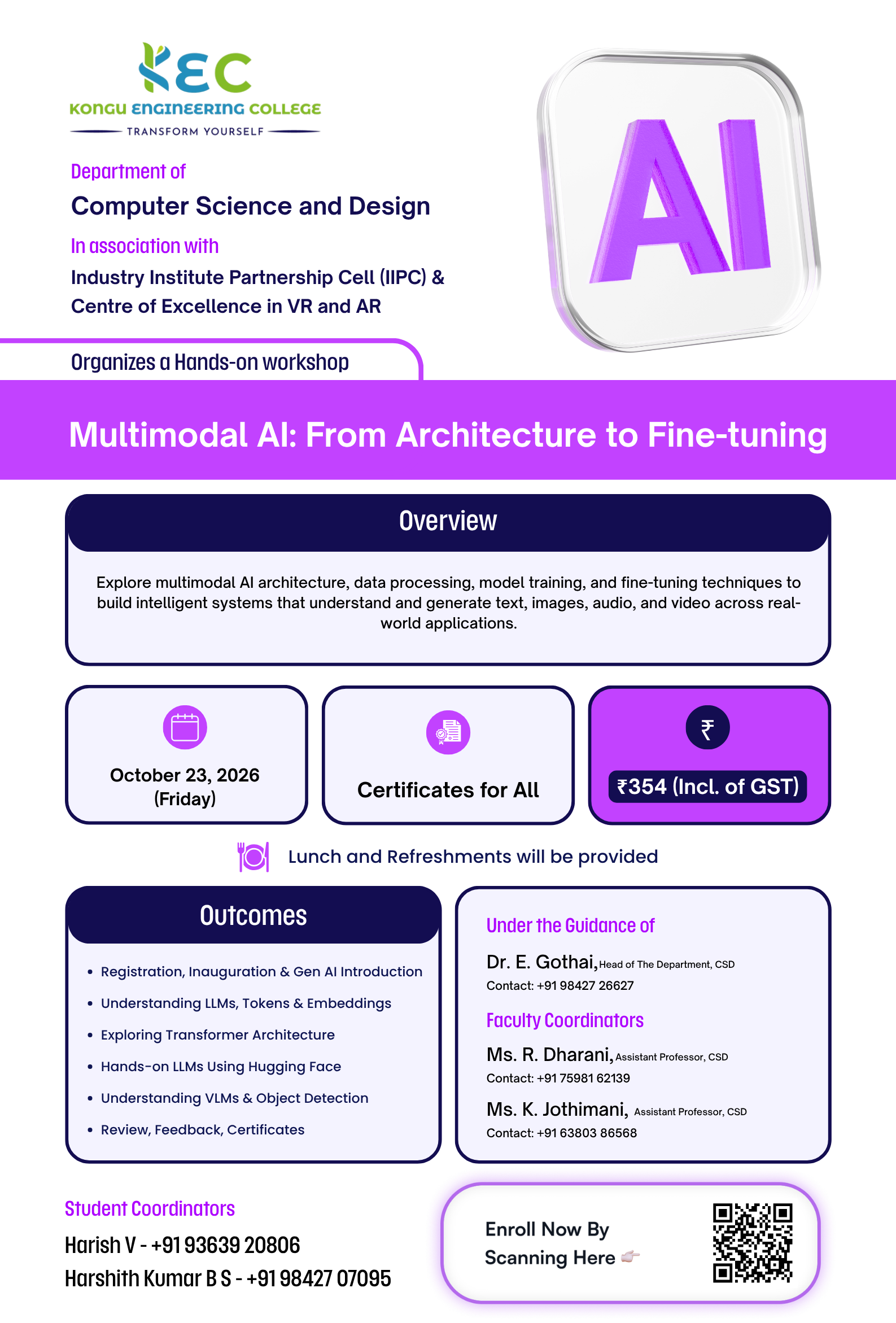Multimodal AI: From Architecture to Fine-tuning Workshop 2026 Poster
