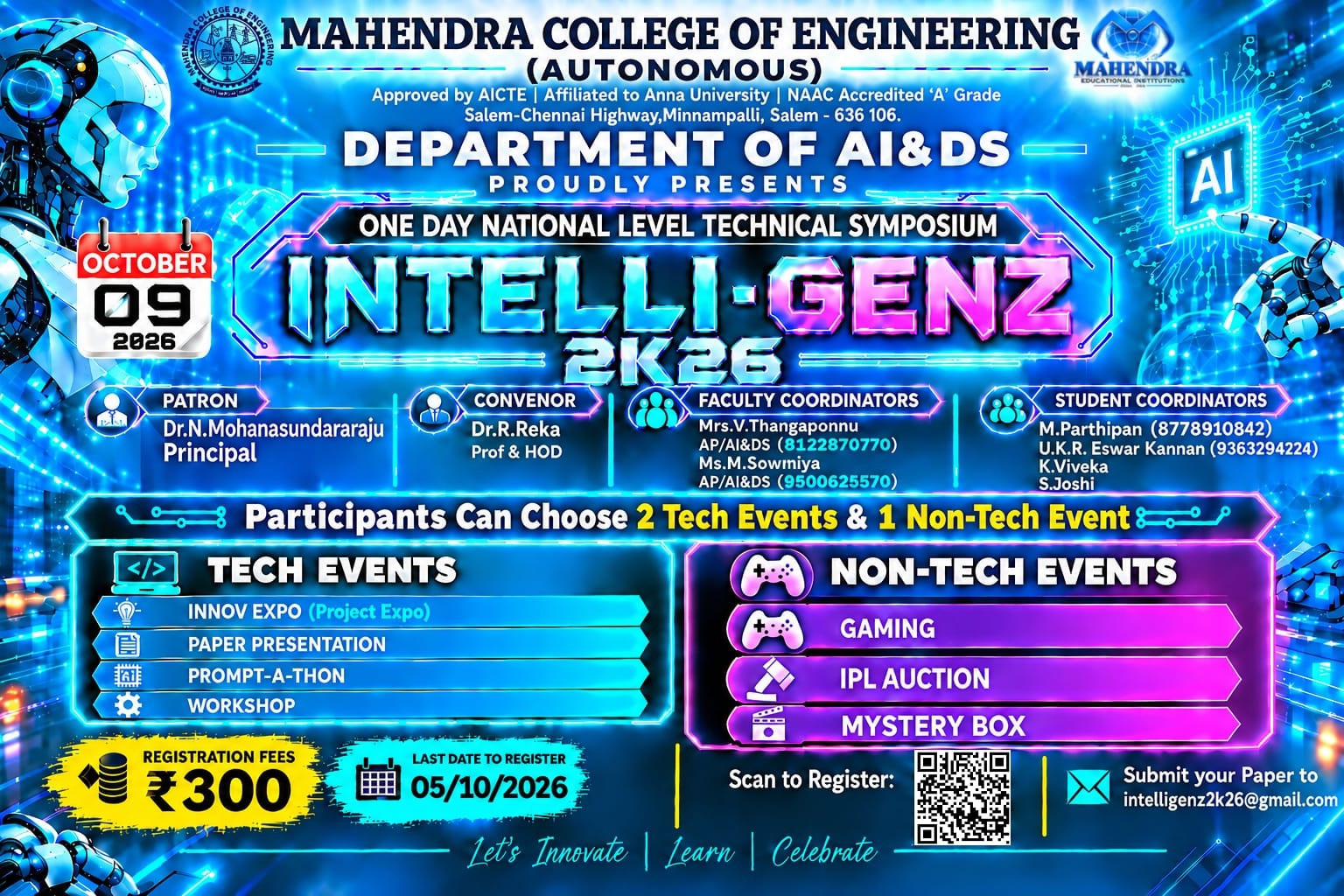 INTELLI-GENZ 2K26 Poster