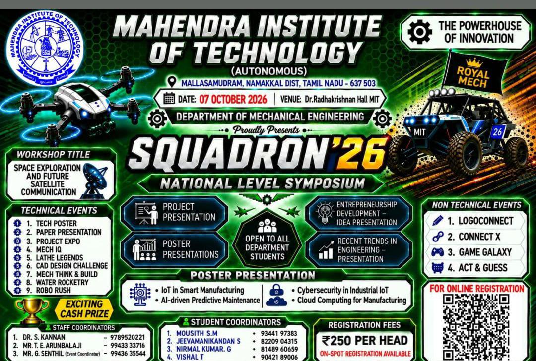 SQUADRON’26 Poster
