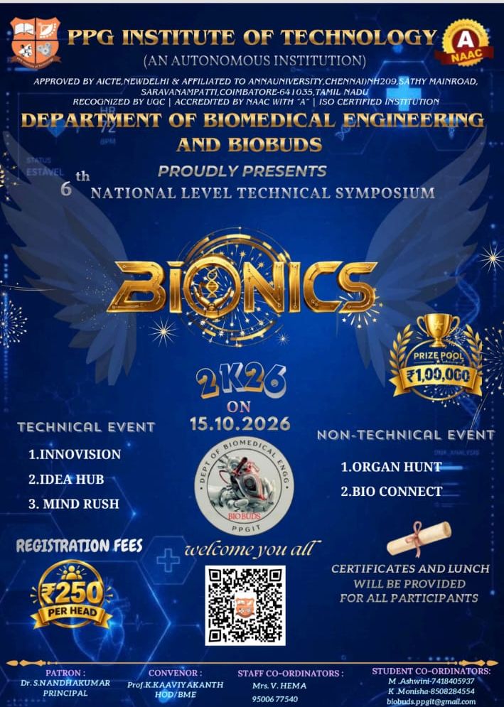 BIONICS 2K26 Poster