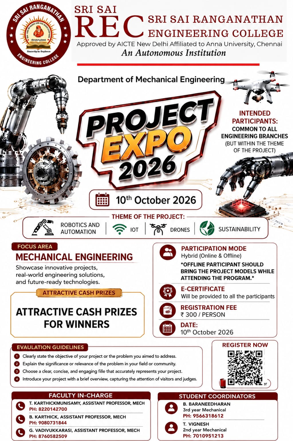 PROJECT EXPO 2026 Poster
